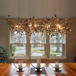 Modern Minimalist Chandelier Stainless Steel