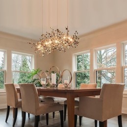 Modern Minimalist Chandelier Stainless Steel