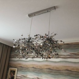Modern Minimalist Chandelier Stainless Steel