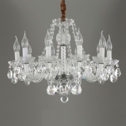 Transparent Crystal Chandelier European Luxury Decrative Ceiling Light