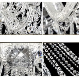 European Crystal Chandelier Crystal Decoration Ceiling Light With 65 Lights