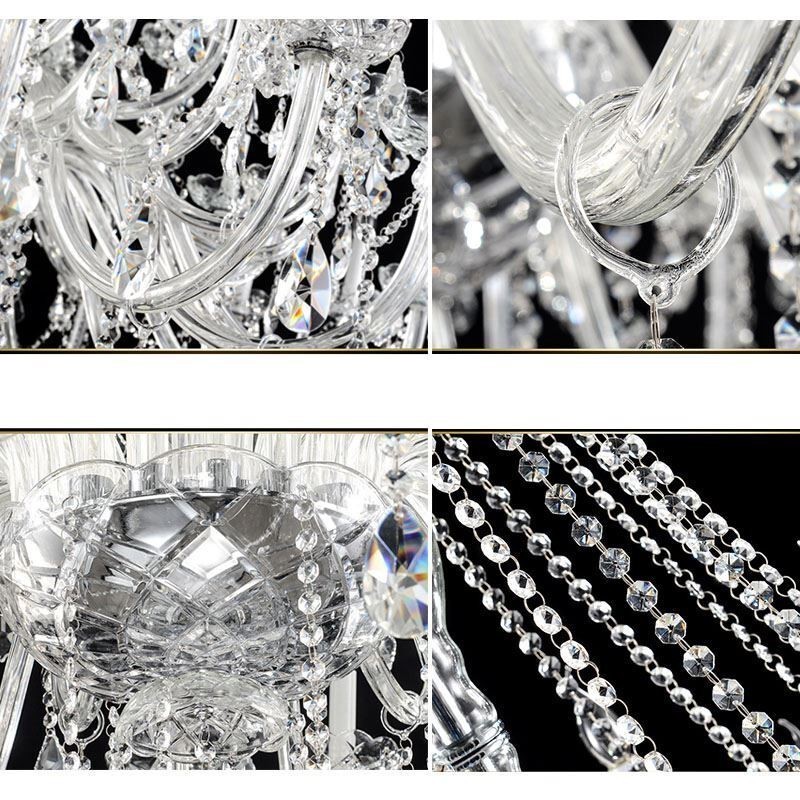 European Crystal Chandelier Crystal Decoration Ceiling Light With 65 Lights