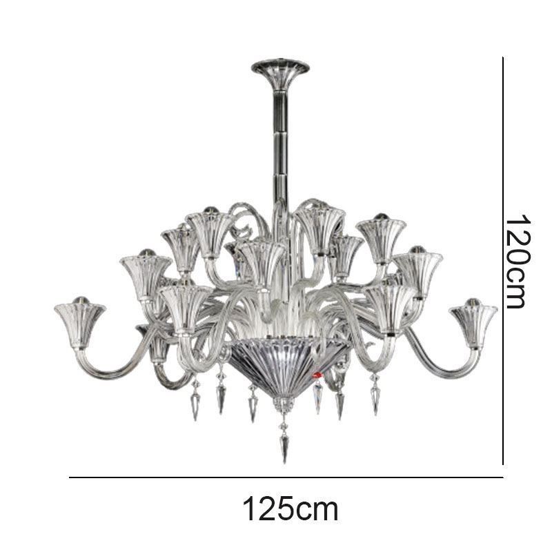 European Crystal Chandelier Decoration Ceiling Light With 18 Lights