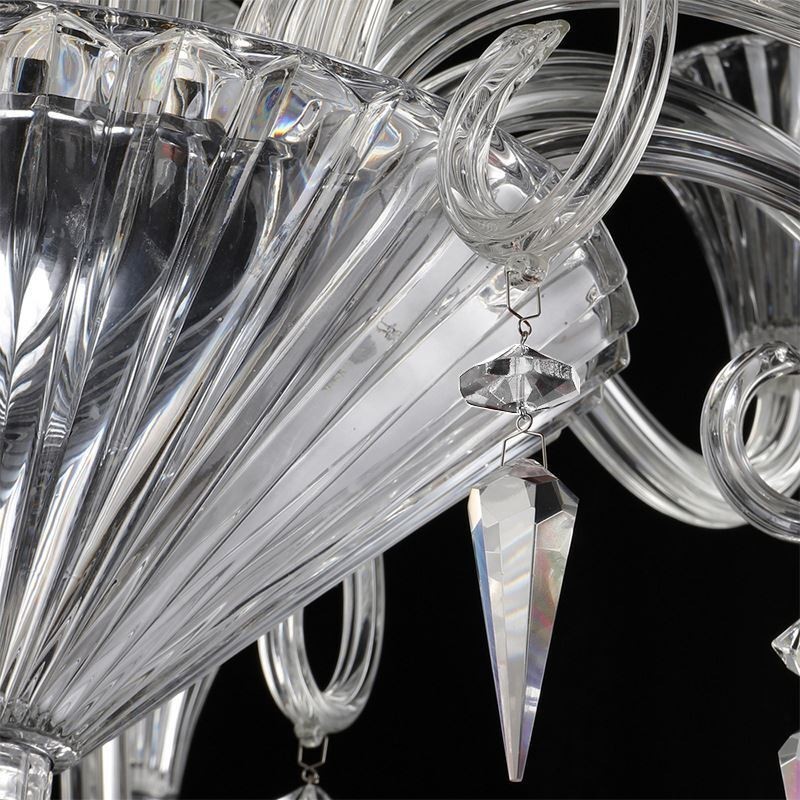 European Crystal Chandelier Decoration Ceiling Light With 12 Lights