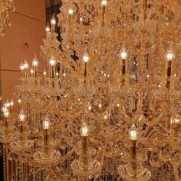 Luxury Crystal Chandelier Decoration Ceiling Light With 96 Lights