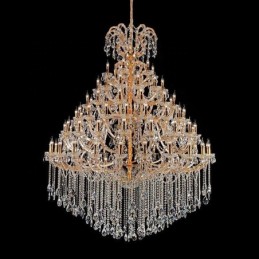 Luxury Crystal Chandelier Decoration Ceiling Light With 96 Lights