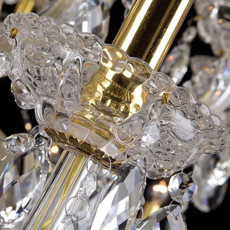 Luxury Crystal Chandelier Decoration Ceiling Light With 32 Lights