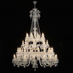 European Crystal Chandelier Ceiling Light With 48 Lights