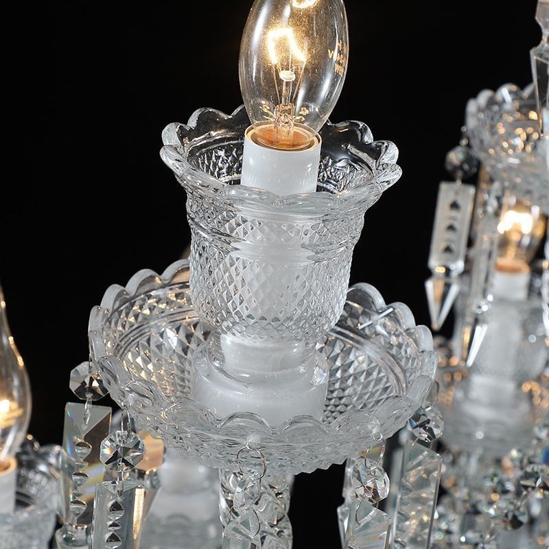 European Crystal Chandelier Ceiling Light With 48 Lights