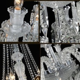 European Crystal Chandelier Ceiling Light With 48 Lights