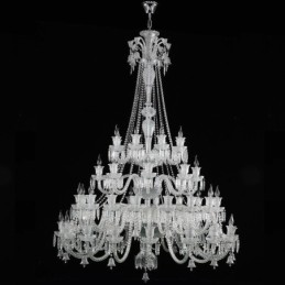 European Crystal Chandelier Ceiling Light With 48 Lights