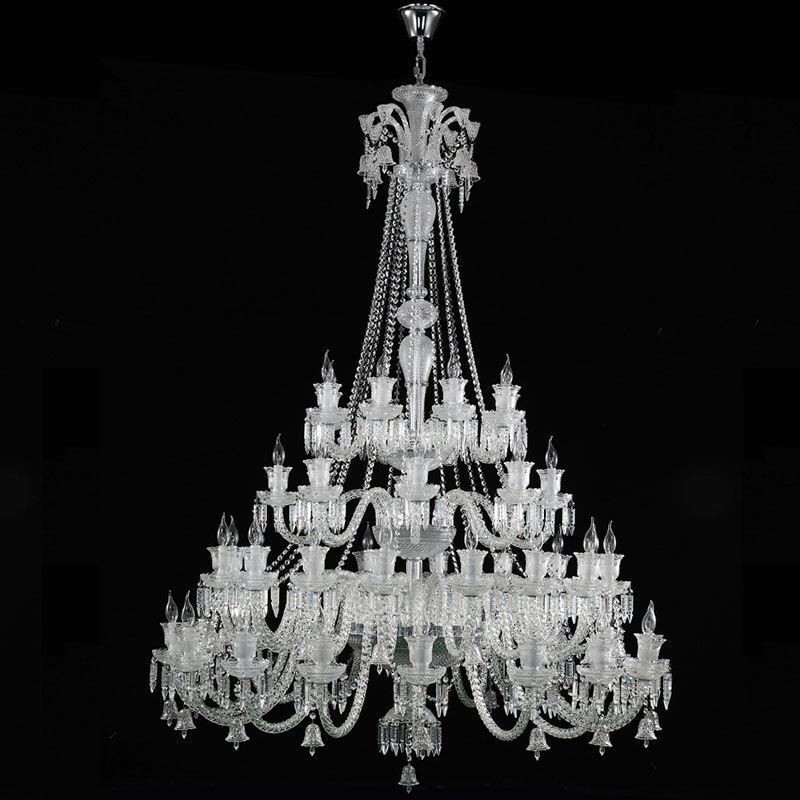 European Crystal Chandelier Ceiling Light With 48 Lights