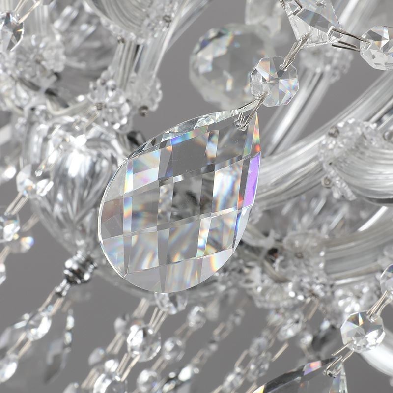 European Crystal Chandelier Decoration Ceiling Light With 24 Lights