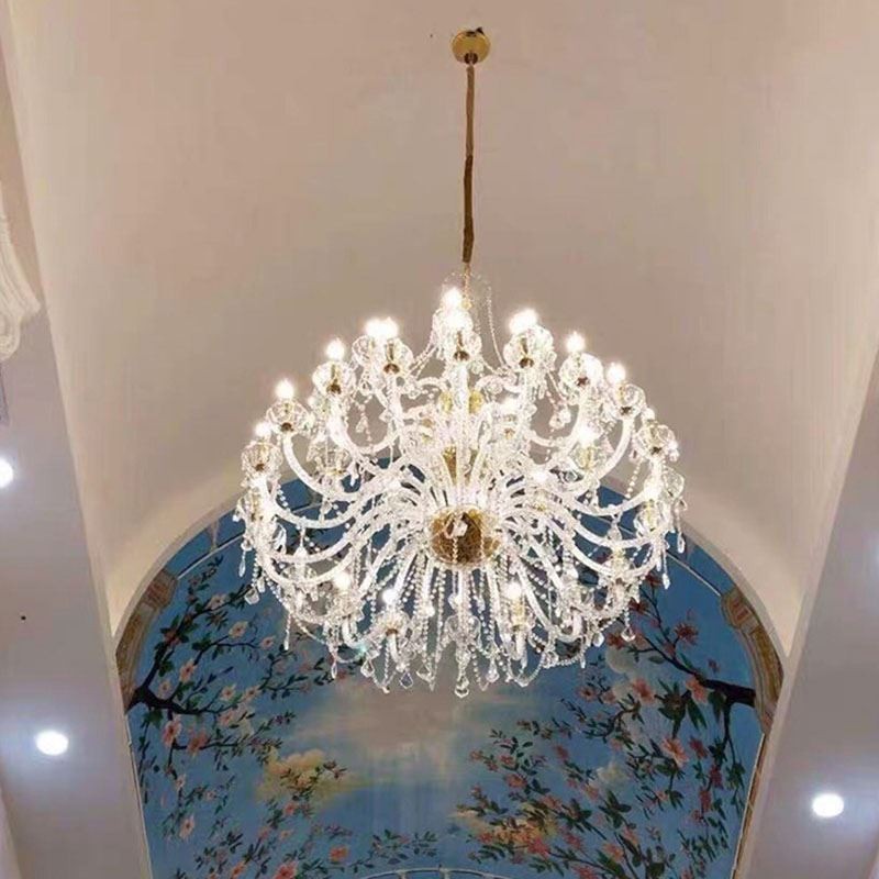 European Crystal Chandelier With 32 Lights Luxury Decoration Ceiling Light