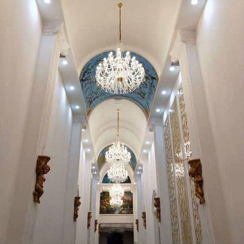 European Crystal Chandelier With 32 Lights Luxury Decoration Ceiling Light