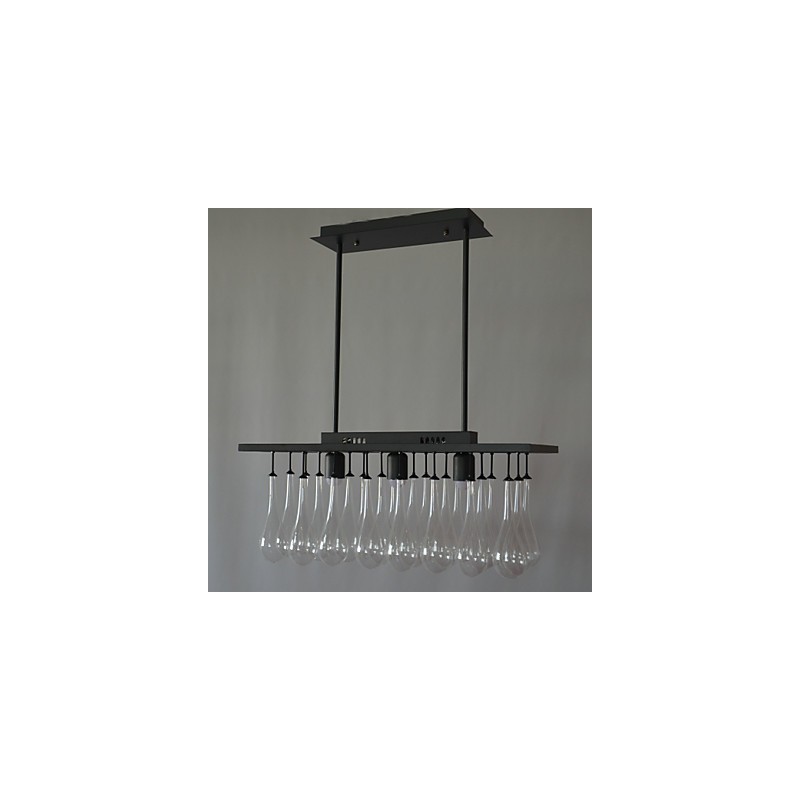 Modern Contemporary Crystal Painting Metal Chandelier