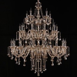 European Crystal Chandelier With 30 Lights Decoration Ceiling Light