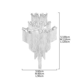 Modern Elegant Tassel Pendant Light