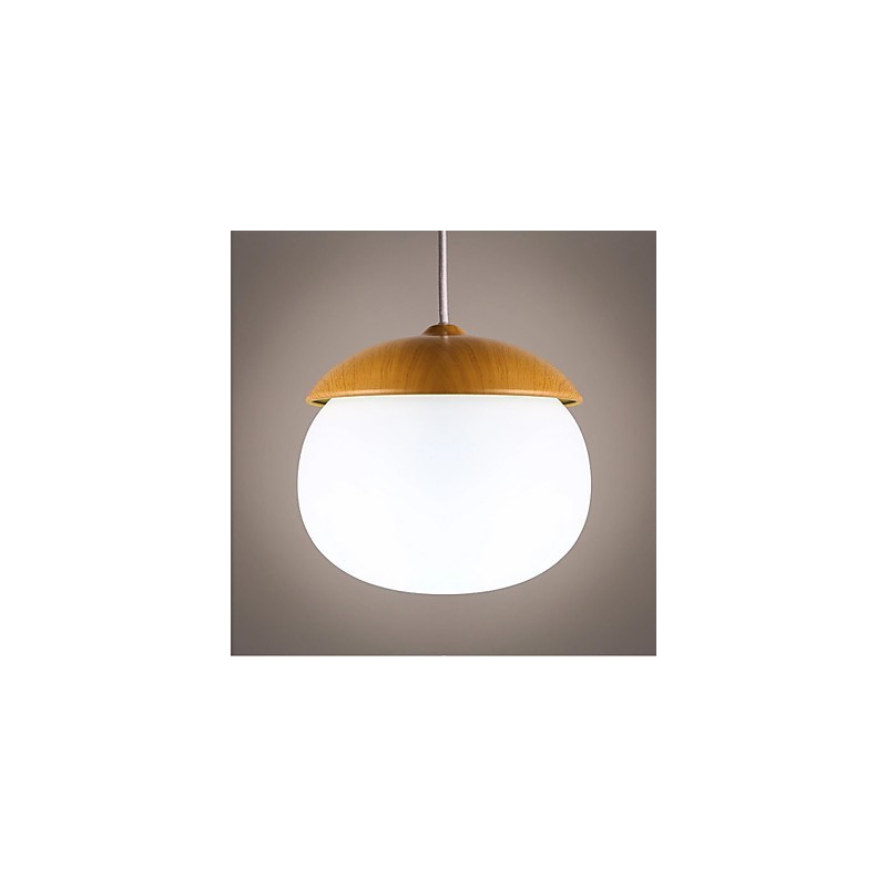 Modern Contemporary Mini Style Wood Bamboo Chandelier