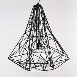 Modern Contemporary Chrome Metal Chandelier