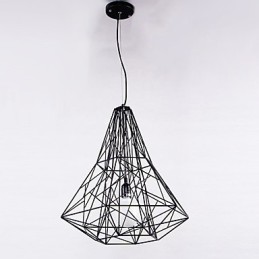 Modern Contemporary Chrome Metal Chandelier