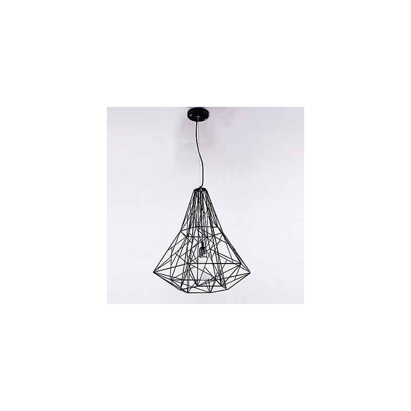 Modern Contemporary Chrome Metal Chandelier