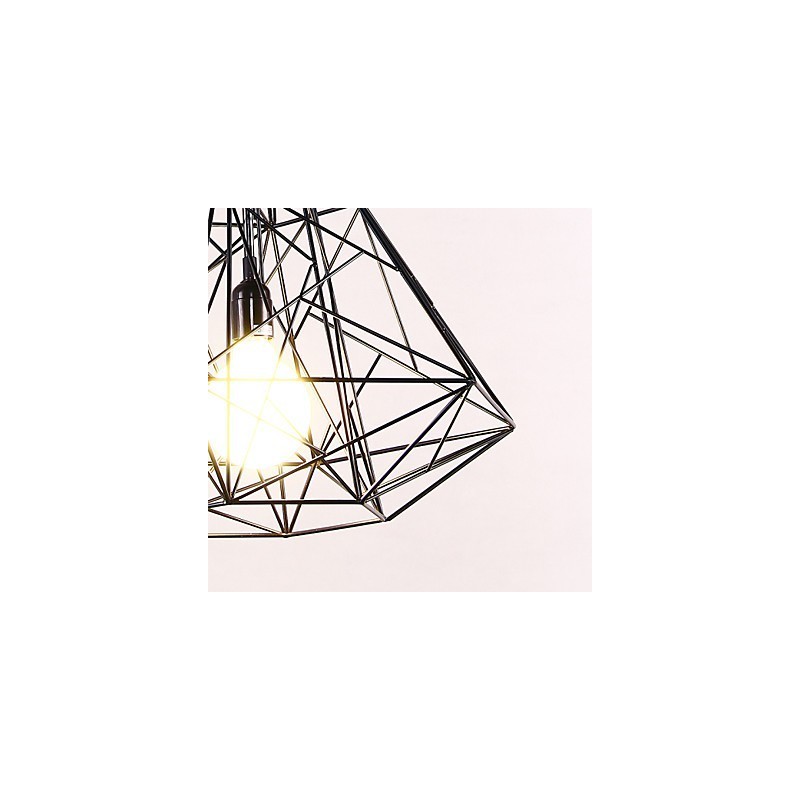 Modern Contemporary Chrome Metal Chandelier