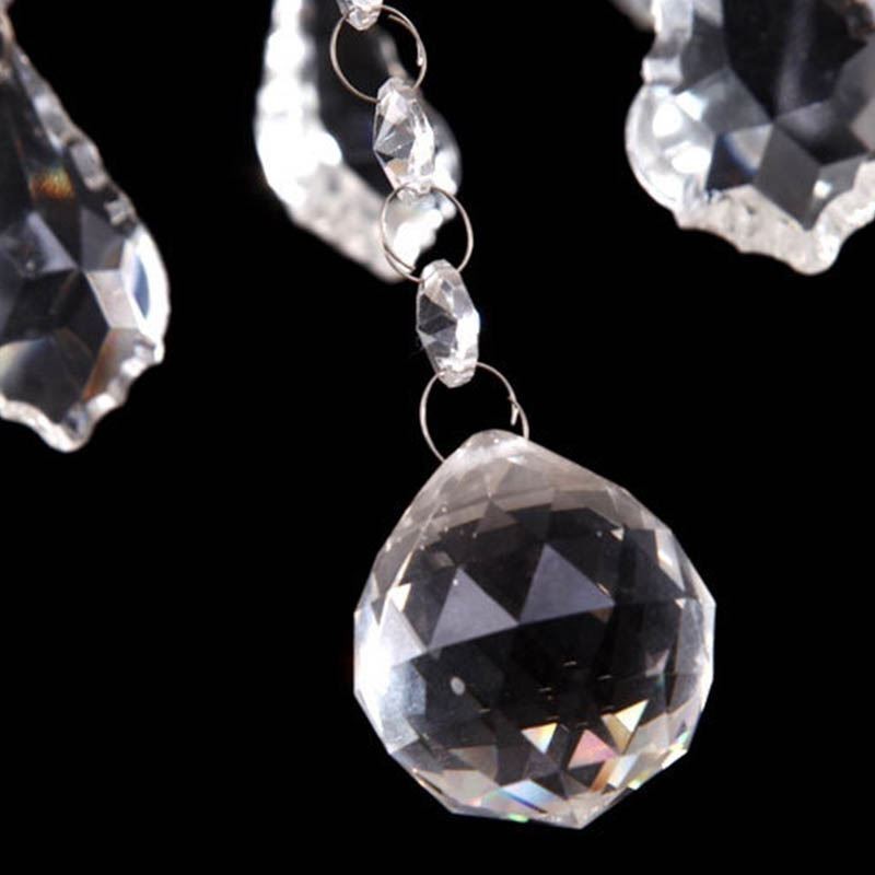 European Crystal Chandelier Unique White Jade Pendant Light