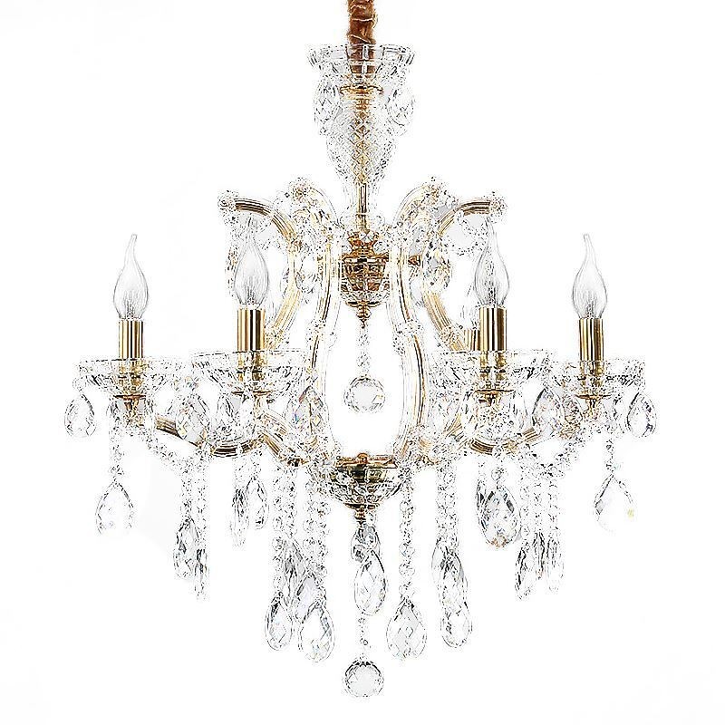 Elegant Crystal Chandelier European Pendant Light