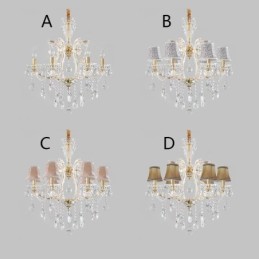 Elegant Crystal Chandelier European Pendant Light