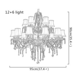 Luxury Crystal Chandelier European Ceiling Light