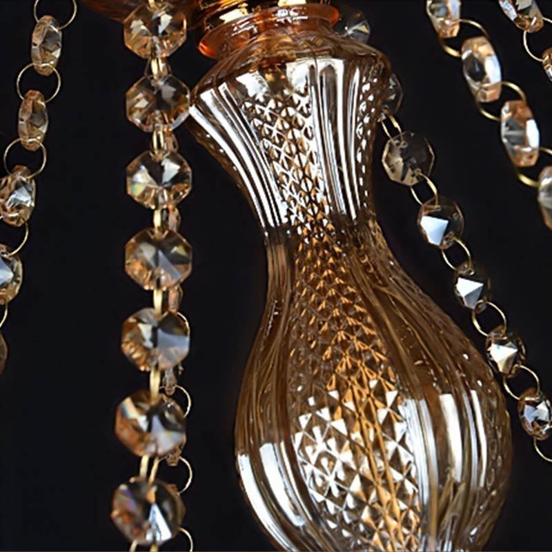 Large Crystal Chandelier Luxury European Pendant Light