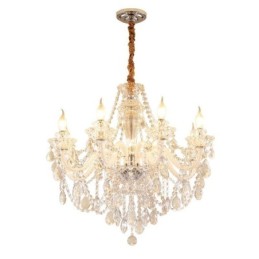 Luxury Crystal Chandelier European Elegant Pendant Light