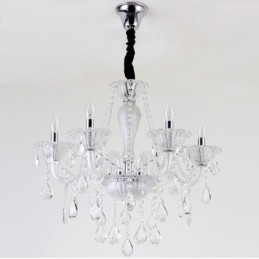 European Crystal Chandelier Elegant Pendant Light