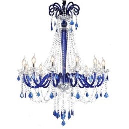 European Crystal Chandelier Elegant Pendant Light