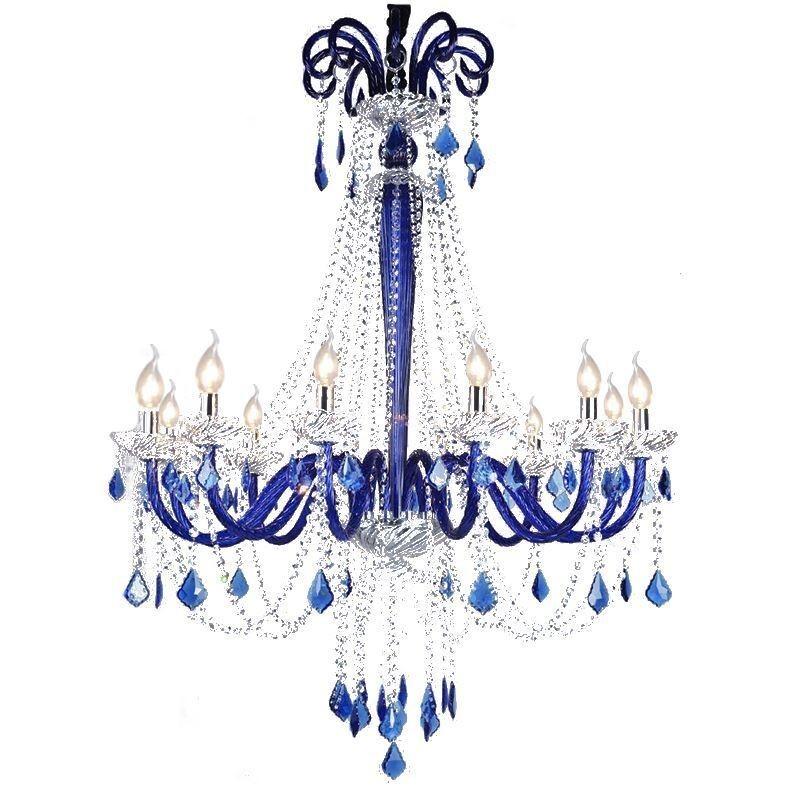 European Crystal Chandelier Elegant Pendant Light
