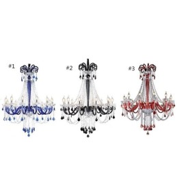 European Crystal Chandelier Elegant Pendant Light