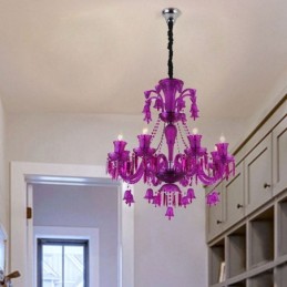 Crystal Ceiling Light European Chandelier Ring Bells Pendant Light