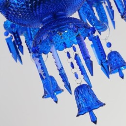 Crystal Ceiling Light European Chandelier Ring Bells Pendant Light