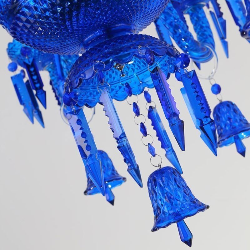 Crystal Ceiling Light European Chandelier Ring Bells Pendant Light