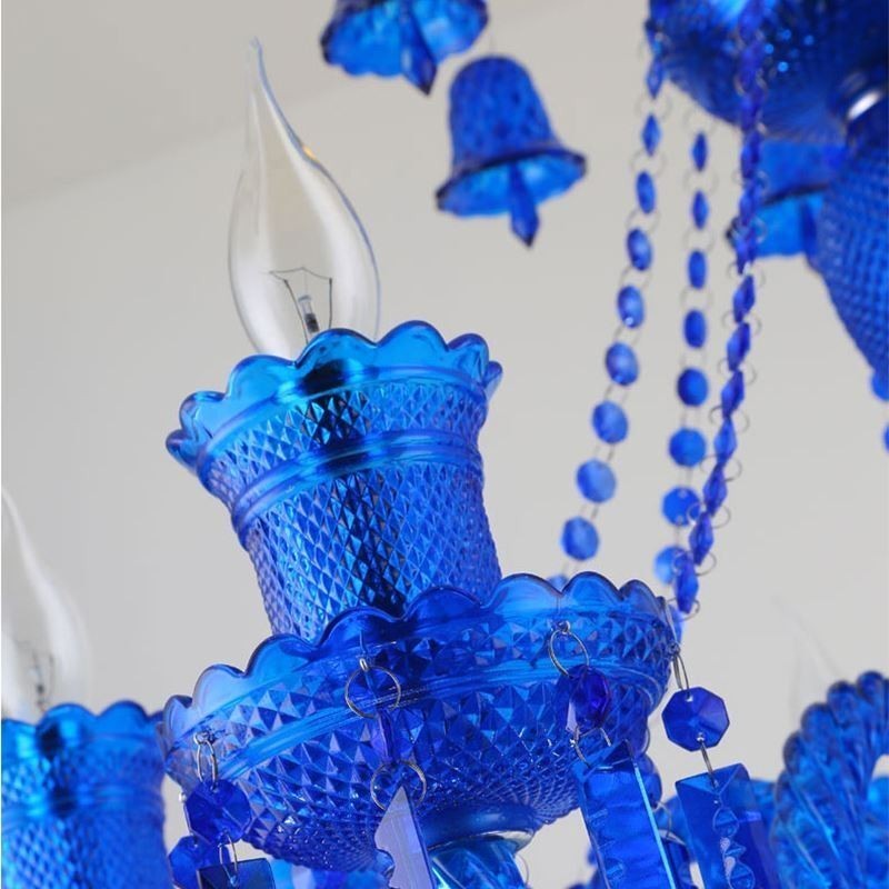 Crystal Ceiling Light European Chandelier Ring Bells Pendant Light