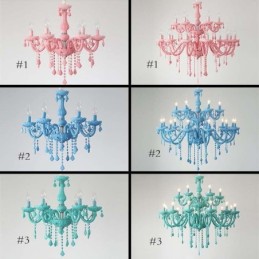 Elegant Crystal Chandelier European Large Pendant Light