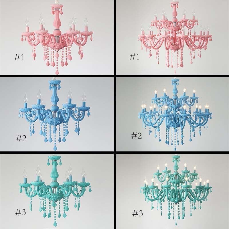 Elegant Crystal Chandelier European Large Pendant Light