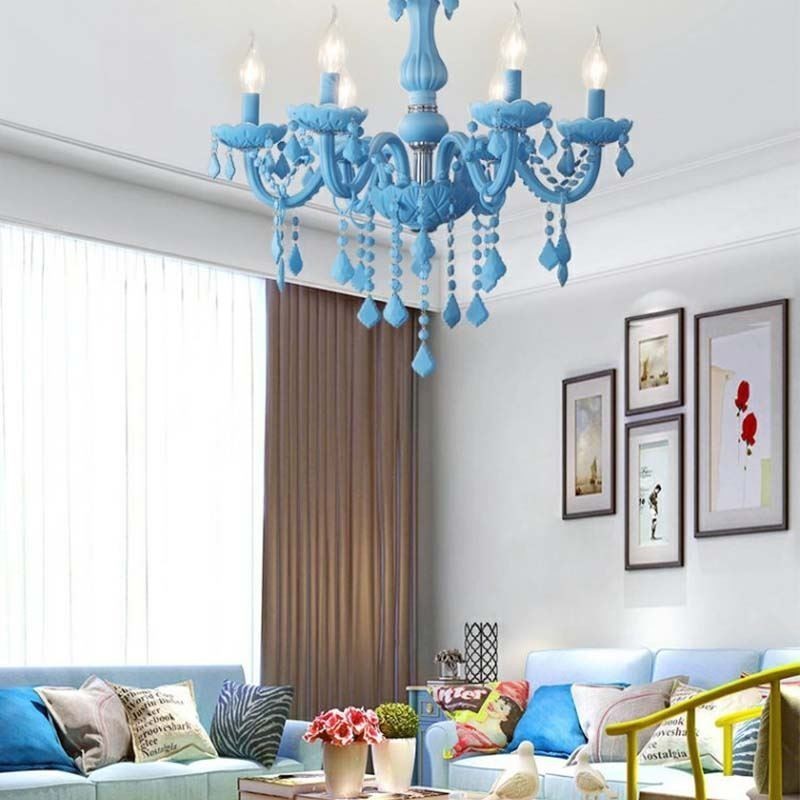 Elegant Crystal Chandelier European Large Pendant Light