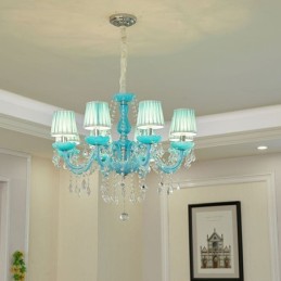 Creative Crystal Chandelier European Elegant Pendant Light