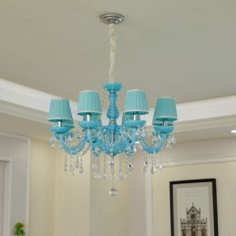Creative Crystal Chandelier European Elegant Pendant Light