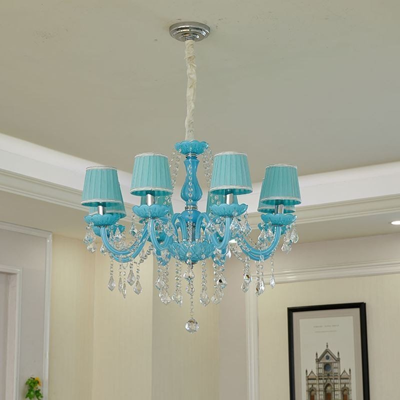 Creative Crystal Chandelier European Elegant Pendant Light