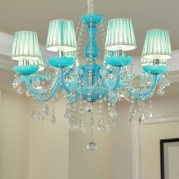 Creative Crystal Chandelier European Elegant Pendant Light