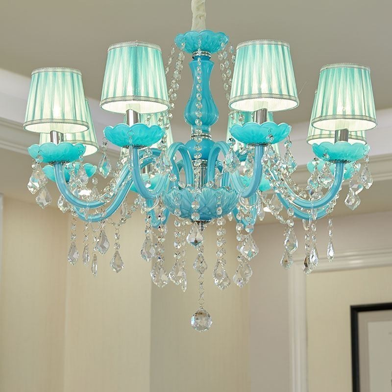 Creative Crystal Chandelier European Elegant Pendant Light