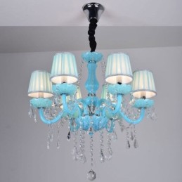 Creative Crystal Chandelier European Elegant Pendant Light